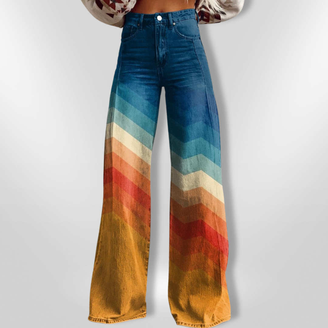 SPECTRUM | Pantalon Évasé Vintage