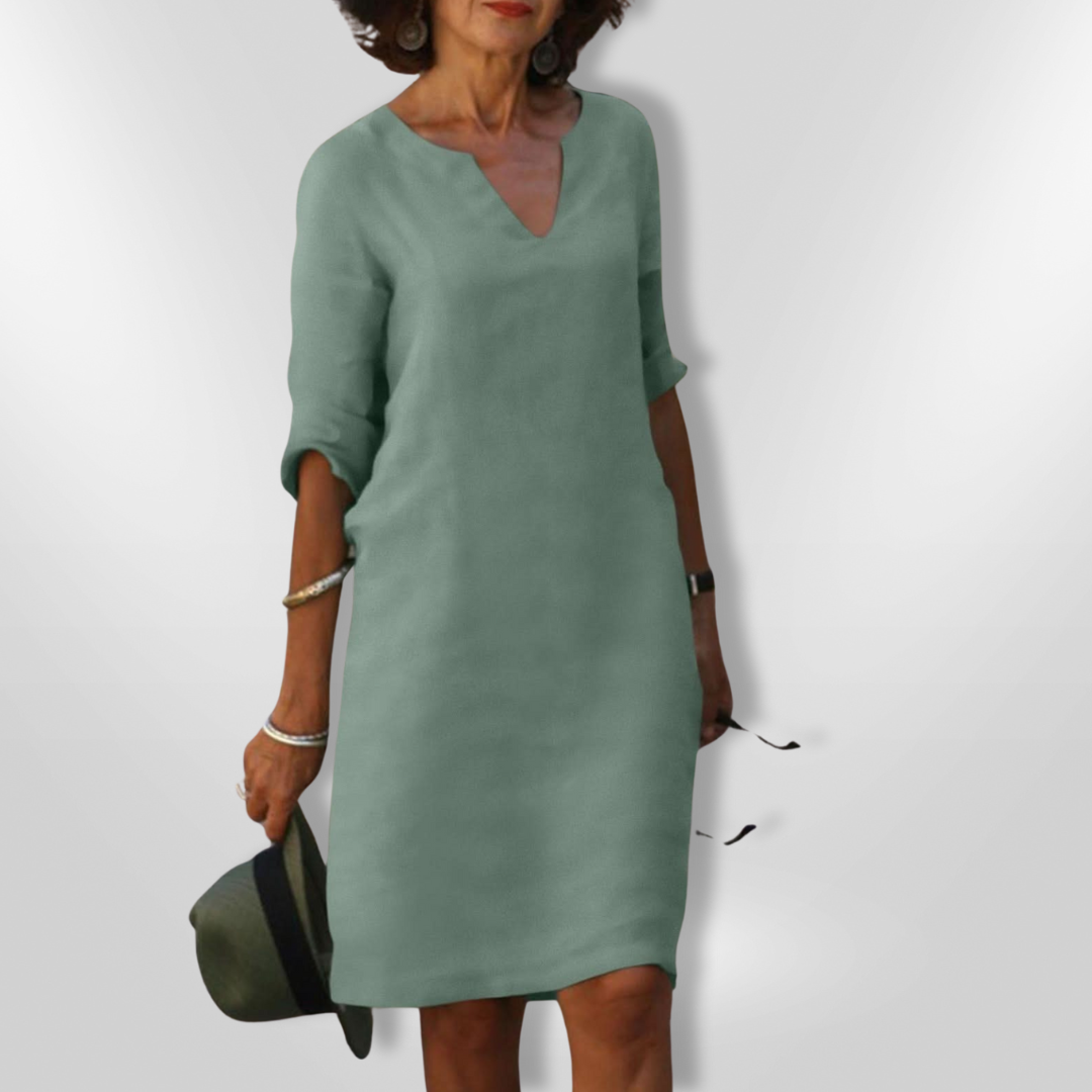 NOELLE | V-Neck Dress