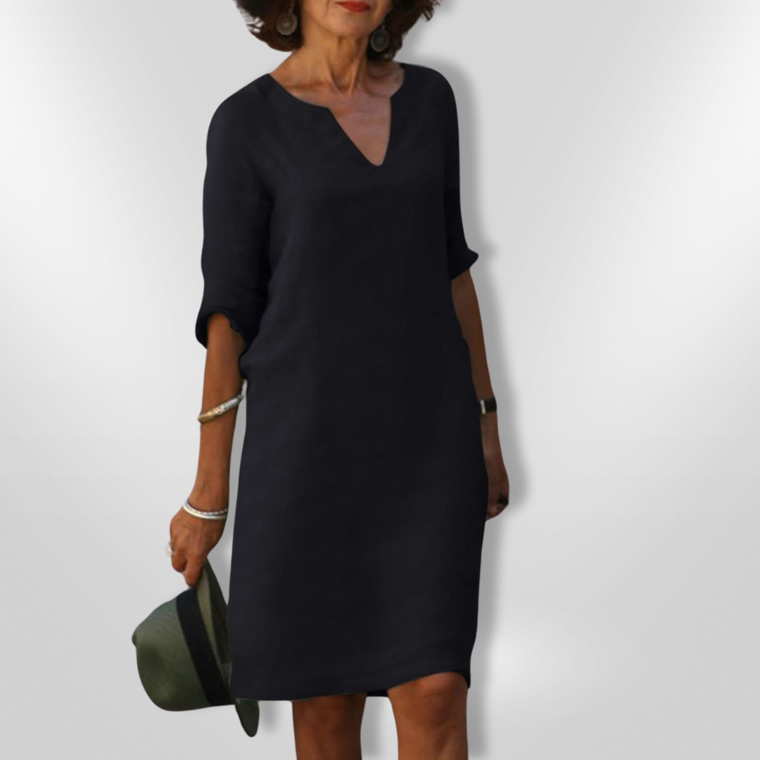 NOELLE | V-Neck Dress