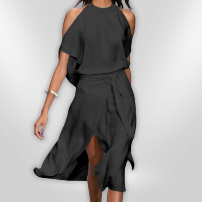 LAURA |  open-schouder jurk