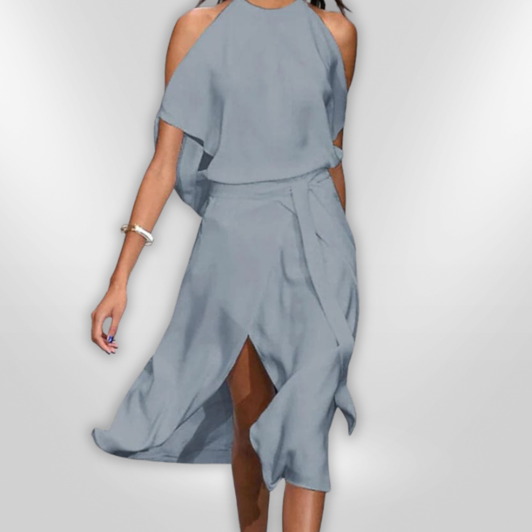 LAURA |  open-schouder jurk