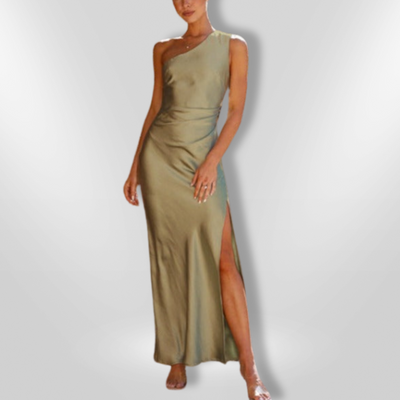 DELPHINE | asymmetrische jurk